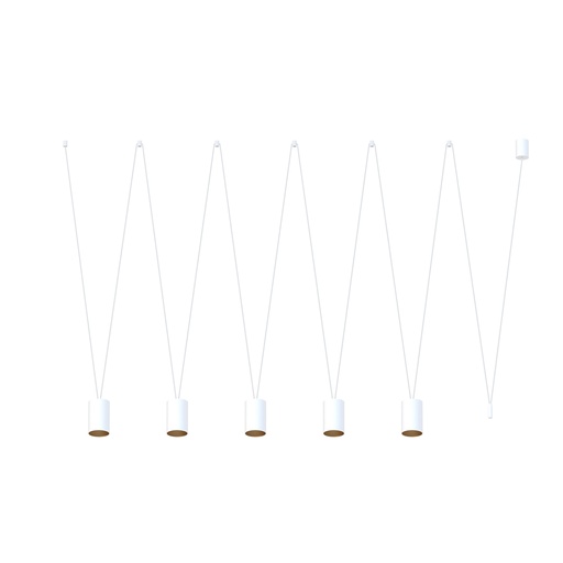 [7821] MORE TONE V WHITE/GOLD