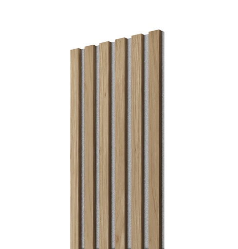 [FO-GR-RN] Pannello FONO - Rovere Naturale - Feltro Grigio